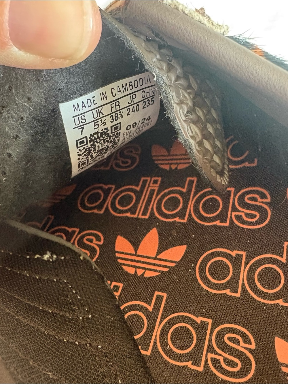 Adidas SL 72 leopard orange sneakers - Picture 6 of 6